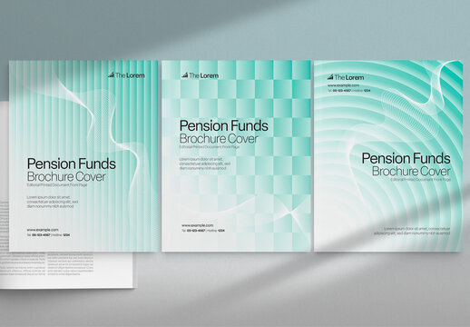 Modern Corporate Brochure Cover Template for Business Report & Booklet Cover