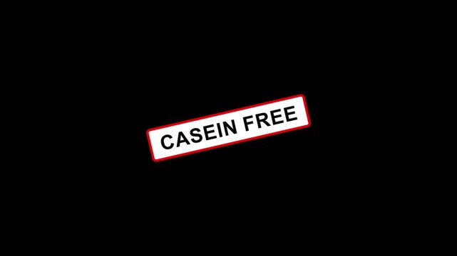 Casein Free Stamp Effect Text Animation