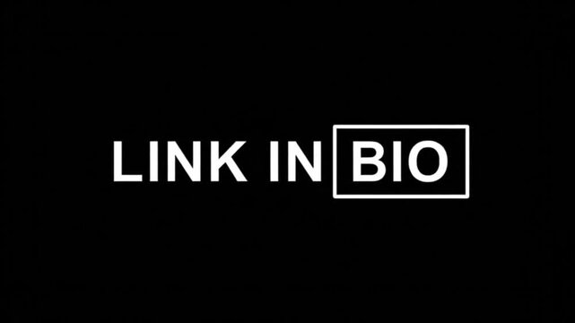 Link in Bio Text Composition: A concise, impactful digital message, designed for online presence, with strategic text communication. 