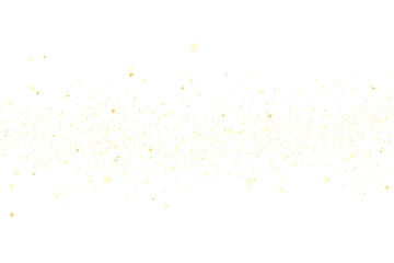 Obraz premium Golden Luxury Glitter Border with Elegant Sparkle Frame and Copy Space