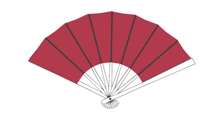 A person parasailing with a vibrant pink parachute in the air