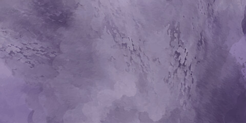 Obraz premium Abstract deep purple and lavender watercolor background with rich brush stroke texture.