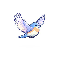 Fototapeta premium White dove of peace flying with wings spread and resting on a branch symbol of freedom and hope