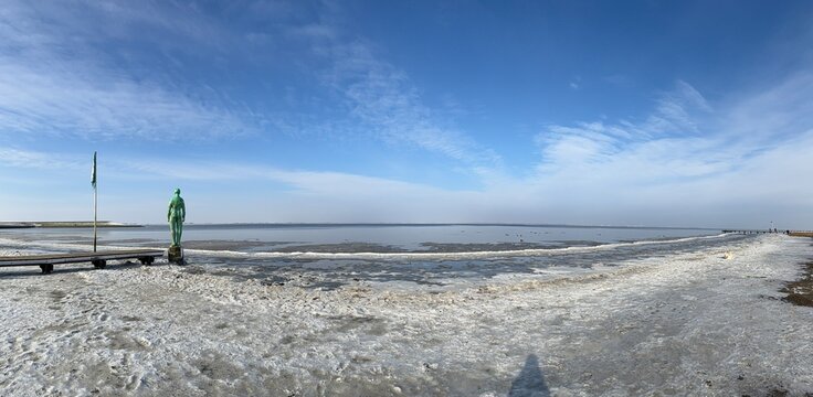 Dangast am Winter Strand