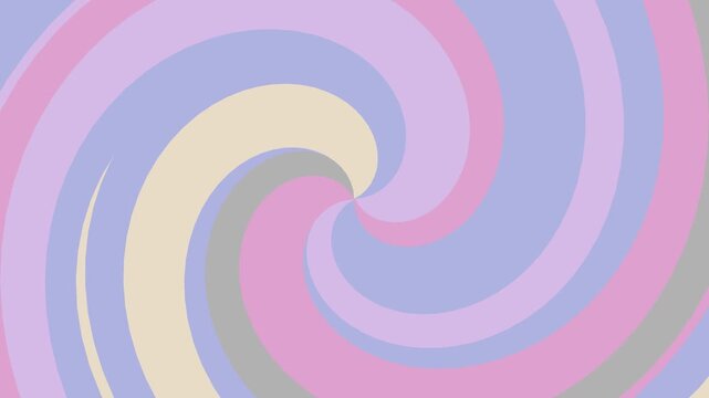 Pastel colored spiral pattern with soft hues and gentle curves.
