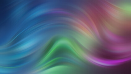 Vibrant abstract wavy gradient background with smooth colorful flow
