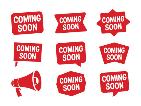 Red announcement badges declare something is.