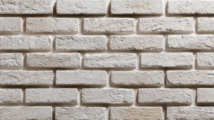 White Brick Wall Texture Background