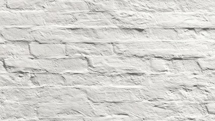 White Brick Wall Background Texture