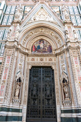 Obraz premium Firenze - Toscana - Italia. Scorci o particolari della Cattedrale di Santa Maria del Fiore.
