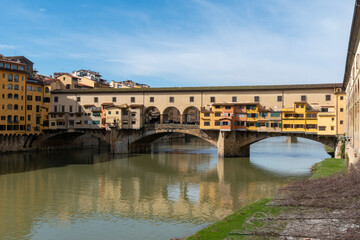 Firenze - Toscana - Italia. Veduta di Ponte Vecchio.