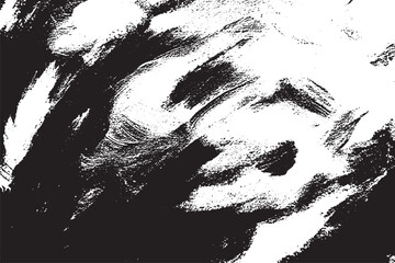 Abstract Black and White Grunge Brush Stroke Texture Background