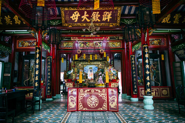Obraz premium Temple, Inside, Hoi An, Vietnam