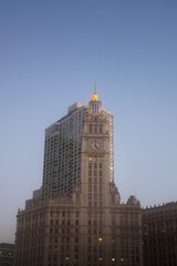 Naklejka premium View of Chicago Building at Sunrise