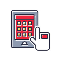 Biometric Security Tablet Interface for Authorized Access Control and Cybersecurity Data Protection