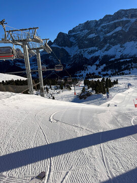 skilift in dolomites