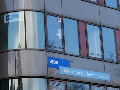 Germany, Paderborn, February 24. 2026, Media company WDR Paderborn office