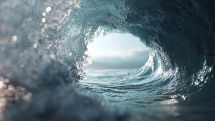 Fototapeta premium Ocean Wave Tunnel