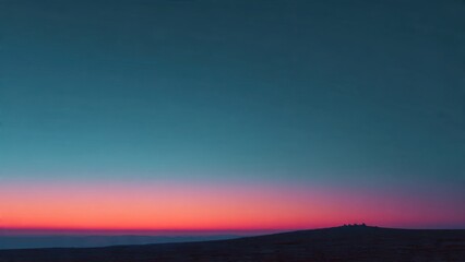 Obraz premium Vibrant Horizon at Dusk