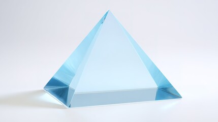 Fototapeta premium Rise Above the Ordinary - Discover a Solitary Pyramid Vase That Stands Out in Any Space