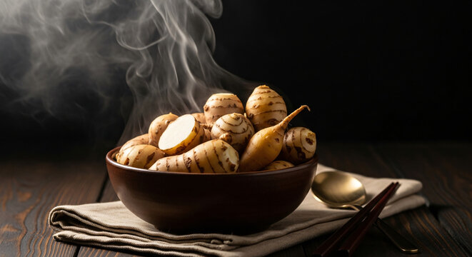 Fingerroot, steam drifting sideways