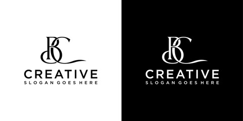BC or CB initial letter logo design vector template © Kurniawan