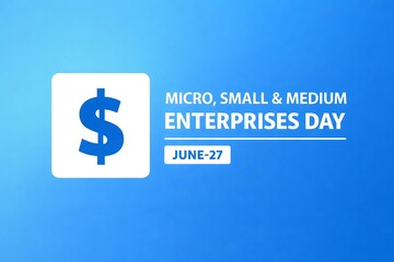 Obraz premium Micro, small and medium enterprises day celebration on june 27