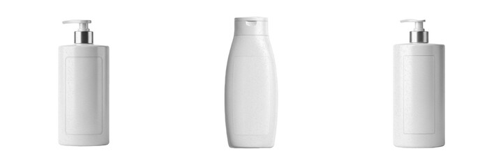 Set of Isolated White and Kraft Tissue Box Mockups with Transparent Background PNG