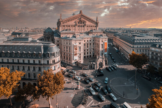 Garnier Palace The Opera in Paris, a famous landmark in the capital of France