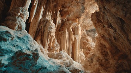 Obraz premium Inside a Carlsbad Caverns Cave