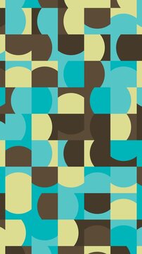 Professional Geometric Matrix Motion Graphics Loop Background