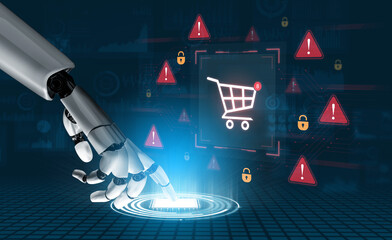 An AI assistant detects a cybersecurity risk during an online shopping transaction. The smart...