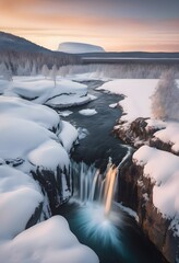 sunrise in the mountains
