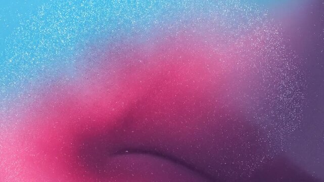 Abstract gradient background with sparkling texture animation of blue,pink and purple colors for modern and creative video designs