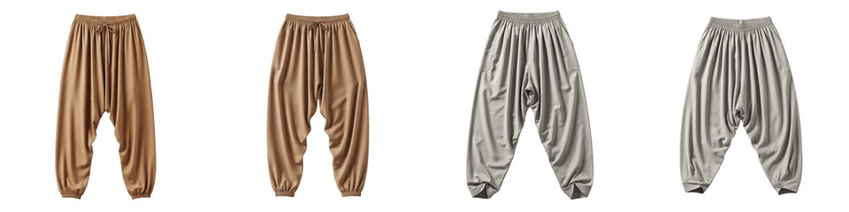 Classic Men’s Loose Harem Pant Collection, Comfortable Yoga and Lounge Trousers, Bohemian Style...