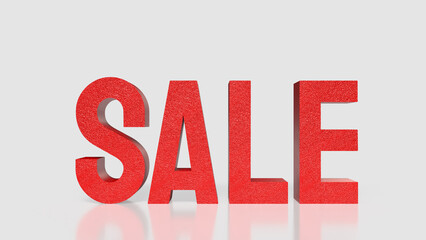 Big Sale Promotion and Retail Discount Concept 3d render.