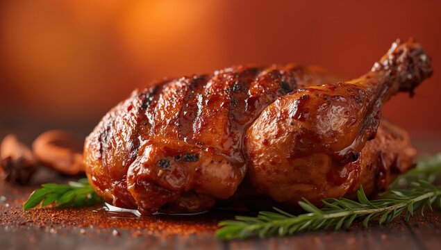Charred marinated chicken