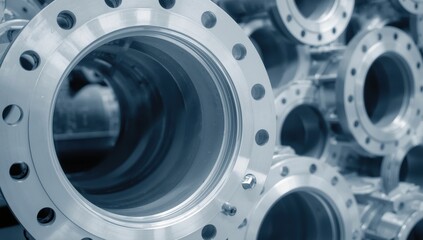 Pipeline flange, HDPE type