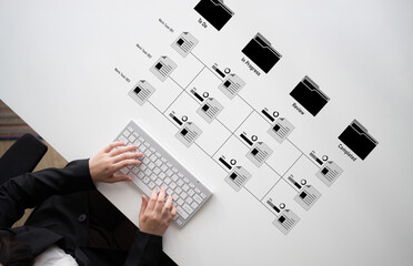 Task workflow system showing document progress through stages. Task tracking improves productivity, ensures visibility, task tracking supports planning, and task tracking manages status. Latch