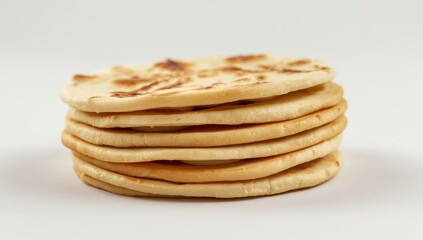 Stacked Garlic Pita Bread