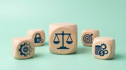 Exploring the intersection of ai business analytics and ethical standards in technology digital workspace infographic professional environment analytical perspective