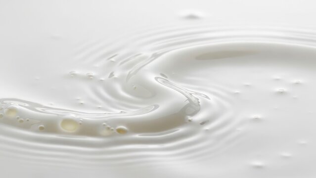 Milk swirls