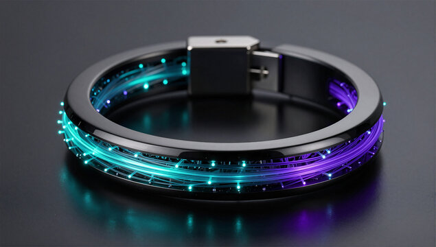 Cyber-Luxury Fiber Optic Power Bracelet