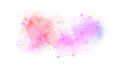 Abstract Pink and Purple Cosmic Nebula Starfield Background © background ghost 