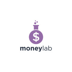 Money Lab Logo Vector Simple