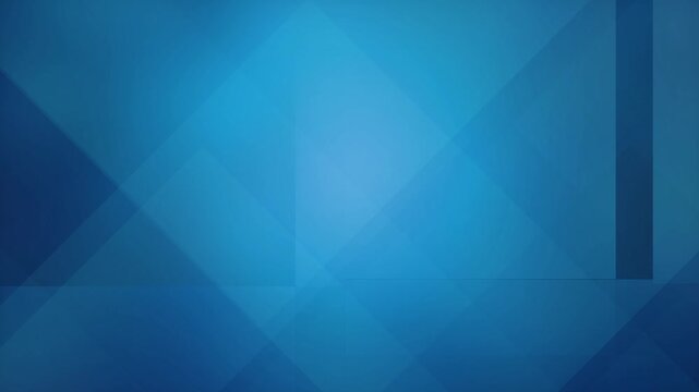 Abstract blue geometric loopable background, overlapping translucent square shapes, corporate professional aesthetic, clean minimalist digital project