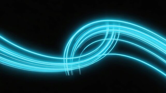 abstract blue background with lines  Lines moving continuously, gentle pulse
