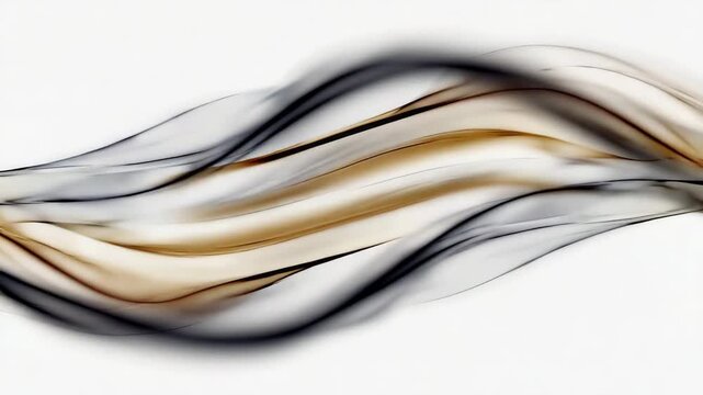 Waves Flowing Horizontally with Seamless Loop Motion in 4K