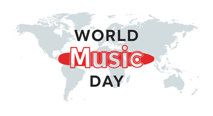 World Music Day vector illustration