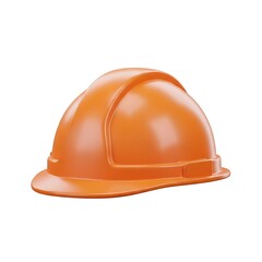 Fototapeta premium Orange Hard Hat - Safety and Protection for Construction Workers.
